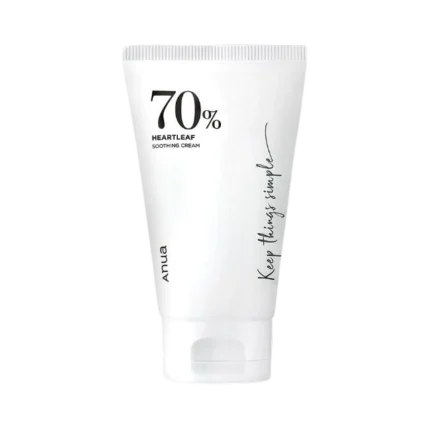 Anua Heartleaf 70% Soothing Cream - 100ml | أنوا كريم نبات القلب 70% المهدئ للبشرة - 100 مل