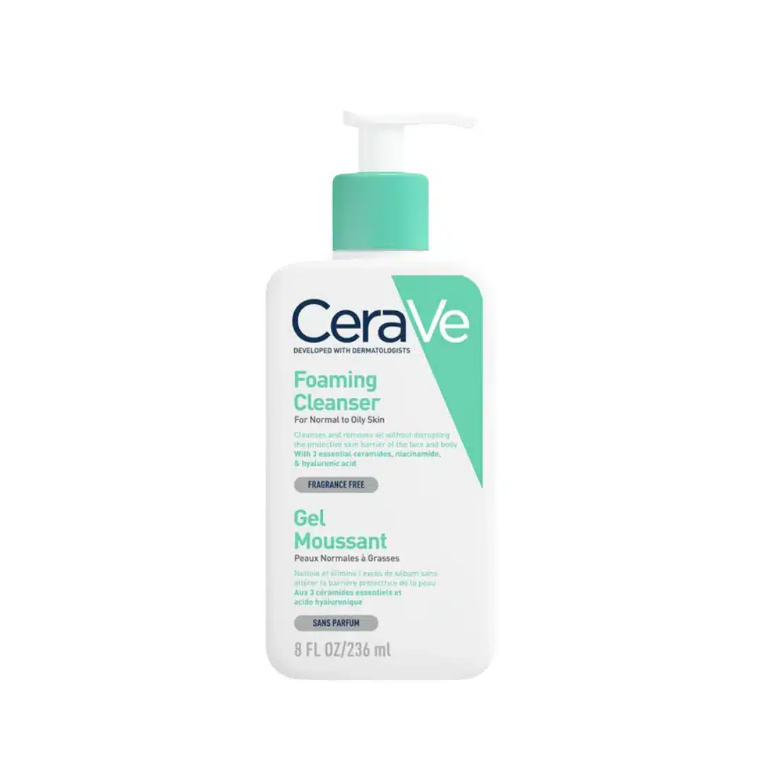 11_App_Images_-_2025-12-01T135042.750 Cerave Foaming Cleanser for Normal to Oily Skin with Hyaluronic Acid - 236ml | سيرافي غسول رغوي للبشرة العادية والدهنية - 236 مل - الصورة 1