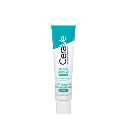 cerave Blemish Control Gel Facial Moisturiser For Acne & Blemishes with Glycolic Acid and Lactic Acid AHA/BHA - 40ml| سيرافي علاج لحب الشباب - 40 مل