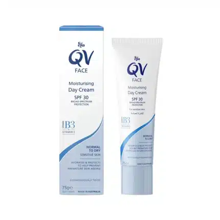 QV Moisturizing Face Cream SPF 30 - 75g | كيو في كريم مرطب مع spf30 - 75 غرام QV