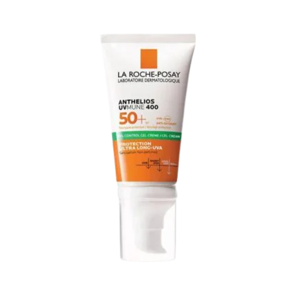 لاروش بوزيه واقي شمسي بعامل حماية 50 - 50 مل | LA ROCHE-POSAY Innovation Anthelios Uvmune 400 Oil Control Gel Cream SPF50 - 50ml