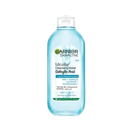 غارنييه ميسيلار بالسالسليك اسد - 400 مل | Garnier Micellar Water Salicylic Acid - 400ml