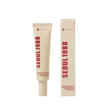 K - SECRET Seoul 1988 Eye Cream : Retinal Liposome 4% + Fermented Bean - 30ml | ك سيكريت سيول كريم العين بالريتينال - 30 مل