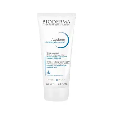 BIODERMA Atoderm Intensive Gel Moussant - 200ml | بيوديرما أتوديرم غسول لطيف للبشرة الجافة والمتهيجة - 200 مل