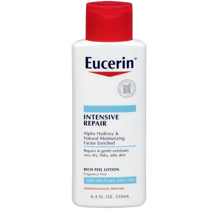 Eucerin Intensive Repair Lotion Very Dry Flaky Skin - 250ml | يوريسين لوشن إصلاح مكثف للبشرة الجافة جداً والمتقشرة – 250 مل
