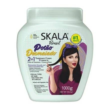 ماسك سكالا بوتاو ديسميادو لتصفيف الشعر الكيرلي 1000 غرام Potão Desmaiado 2-in-1 Mask
