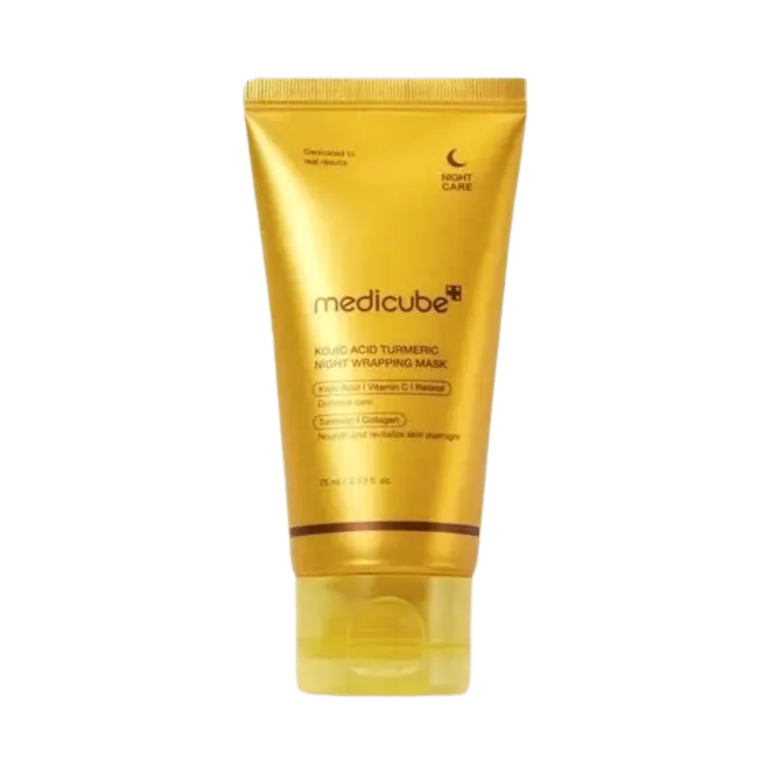 2026/04/179257.png Medicube Kojic Acid Turmeric Night Wrapping Mask - 75ml | ماسك ميديكوب الليلي بالكوجيك أسيد والكركم – 75 مل - الصورة 1