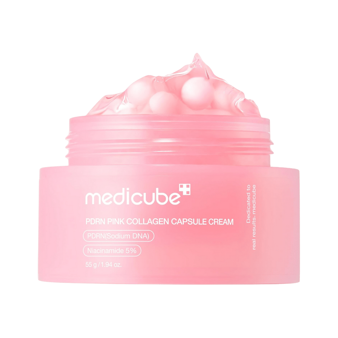 2026/04/179533.png Medicube PDRN Pink Collagen Capsule Cream - 55g | ميدي كيوب كريم للوجه بالكولاجين - - الصورة 1