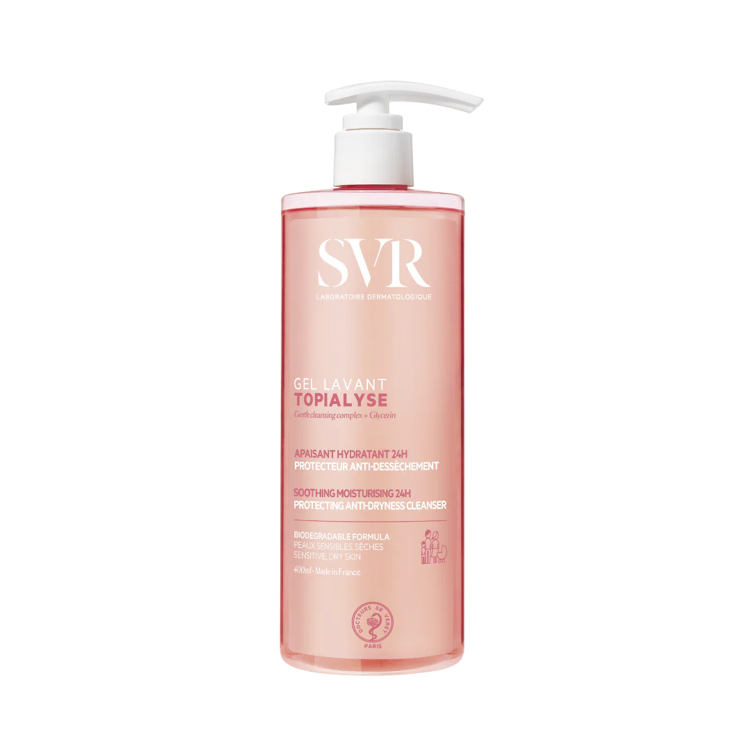 SVR_Topialyse_Cleansing_Gel_Dry_And_Sensitive_Skins_-_400ml SVR Topialyse Cleansing Gel Dry And Sensitive Skins - 400ml | اس في ار غسول للبشرة الجافة و الحساسة - 400 مل - الصورة 1