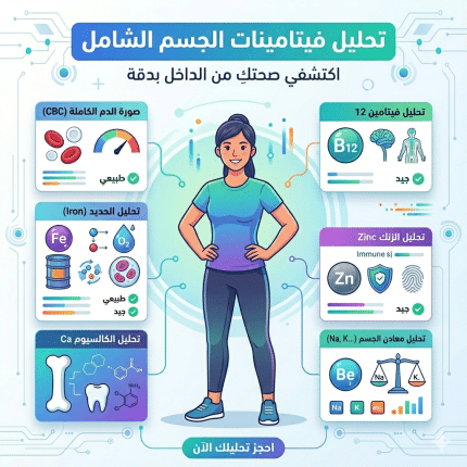 تحليل فيتامينات ومعادن الجسم الشامل