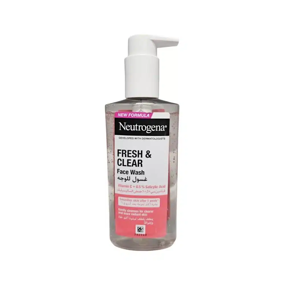 3574661835570 Neutrogena Fresh & Clear Face Wash - 200ml| نيتروجينا غسول للوجه -200 مل - الصورة 1