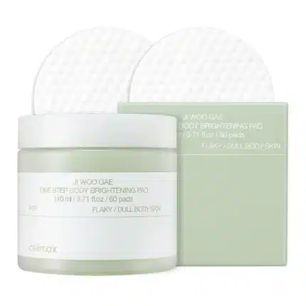 celimax Ji.Woo.Gae One Step Body Brightening Pad - 60pads | سيليماكس شرائح قطنية تفتيح الجسم - 60 قطعة