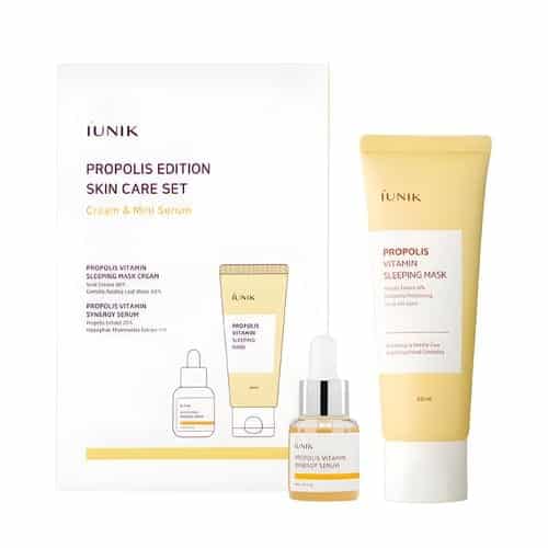 WhatsApp Image 2026-05-21 at 3.09.01 PM مجموعة العناية بالبشرة إيونيك بروبوليس إيديشن (iUNIK Propolis Edition Skincare Set) التي تحتوي على قناع ليلي وسيروم صغير. - الصورة 1