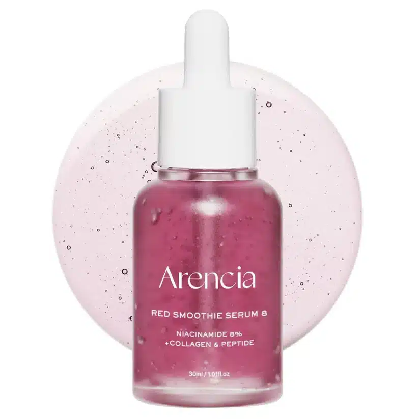 arencia-fresh-red-smoothie-serum-8-30ml سيروم ريد سموثي 8 للعناية بالبشرة من ارينسيا – 30مل - الصورة 1