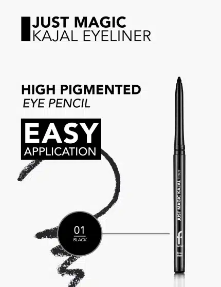 فلورمار قلم كحل لون اسود | Flormar Just Magic Kajal Liner Deep Black