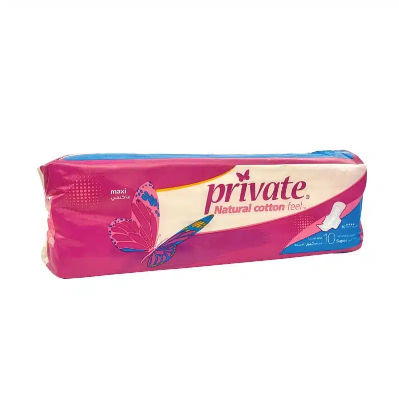 5281001311523 Private Maxi Super - 10Pads | برايفت ماكسي سوبر كبير - الصورة 1