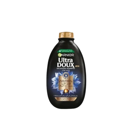 غارنييه شامبو بالفحم الأسود للشعر الباهت - 400 مل | Garnier Ultra Doux Charcoal Shampoo - 400ml