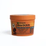 غارنييه الترا دو غذاء الشعر 3 في 1 للشعر التالف والمتضرر - 390 مل | Garnier Ultra Doux Repairing Papaya 3-in-1 Hair food For Damaged Hair - 390ml