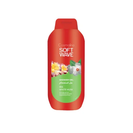 كوزمالين جل استحمام بالمسك الأبيض و زهرة السوسن - 650 مل| COSMALINE Soft Wave Iris White Musk Shower Gel - 650ml