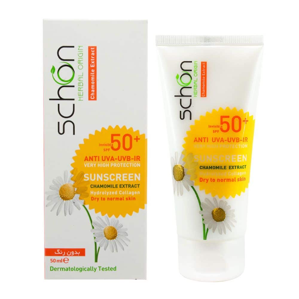 444444 schon Invisible Sunscreen Cream SPF50 - 50ml | شون كريم واقي شمسي spf50 - 50 مل - الصورة 1