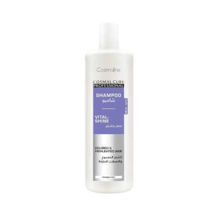Cosmaline Cosmal Cure Professional Vital-Shine Shampoo - 1000ml | كوزمالين شامبو كوزمال كيور فيتال شاين الاحترافي - 1000 مل