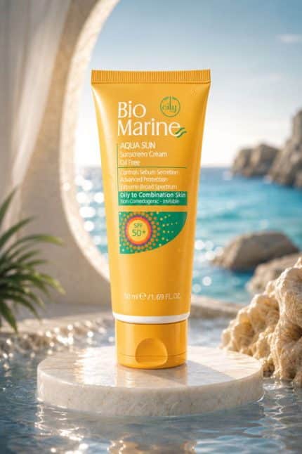 Sunscreen Cream - Oil Free (Invisible) | واقي الشمس المدعم بالكولاجين +SPF 50 (للبشرة الدهنية والمختلطة)