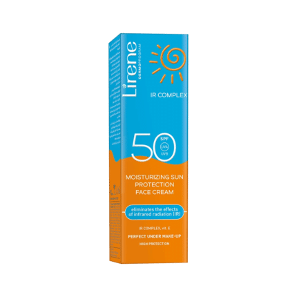 Lirene Moisturising Sun Protection Face Cream Spf 50 - 40ml | ليرين واقي شمسي حماية 50 - 40 مل