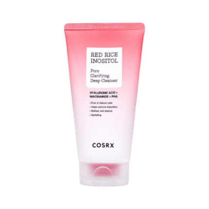COSRX - Red Rice Inositol Pore Clarifying Deep Cleanser - 150ml | كوزركس غسول عميق لتنقية المسام بالأرز الأحمر والإينوزيتول – 150 مل