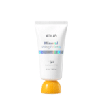 ANUA Mineral Weightless Finish Sunscreen SPF 50 50ml أنوا واقي شمس يرطب البشرة ويعمل كقاعدة ناعمة قبل المكياج